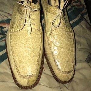 David Eden crocodile and lizard shoes